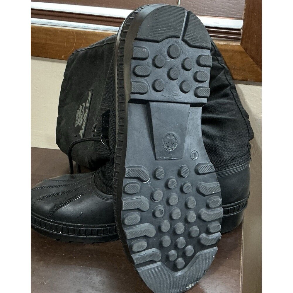 Black Arctic Cat snowmobile Waterproof Drawstring snow boots Men’s Size 10 - Picture 6 of 6